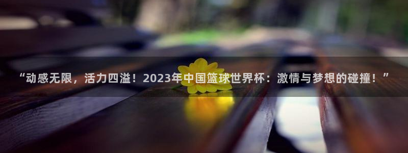 鼎天国际官网入口在哪：“动感无限，活力四溢！2023年中国篮球世界杯：激情与梦想的碰撞！”