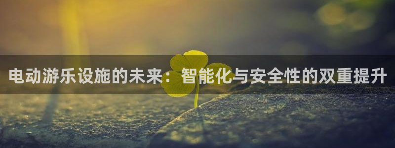 鼎天国际电子怎么下载app：电动游乐设施的未来：智能化与安全性的双重提升